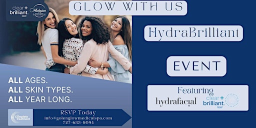 Imagem principal do evento Glow With Us | HydraBrilliant Event