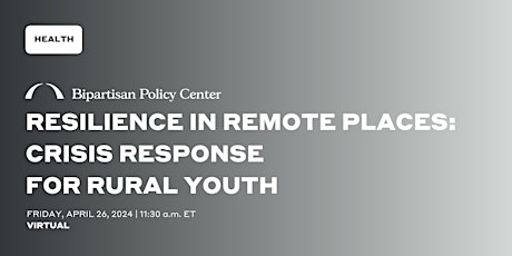 Resilience in Remote Places: Crisis Response for Rural Youth