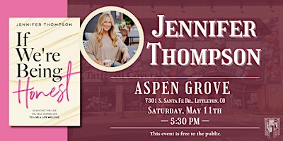 Imagem principal do evento Jennifer Thompson Live at Tattered Cover Aspen Grove