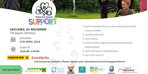 Imagem principal do evento Support walk in Castlerea, Co.Roscommon