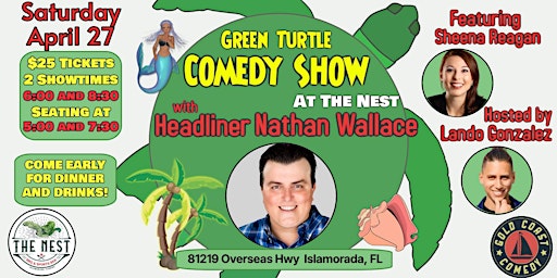 Imagem principal do evento Green Turtle Comedy Show