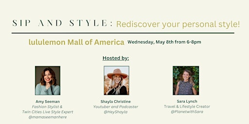 Imagem principal do evento Sip and Style: Rediscover Your Style