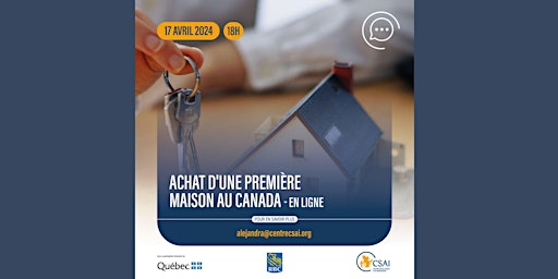 Hauptbild für Achat d'une première maison au Canada