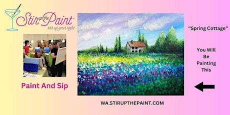 Seattle Paint and Sip, Paint Party, Paint Night  With Stir Up The Paint