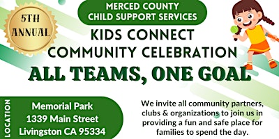 Hauptbild für 5th Annual Kids Connect Community Celebration
