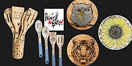 Paint and Enjoy “Wood Burning “ at Isaac’s West York