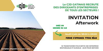 Image principale de AFTERWORK - LE CJD GÂTINAIS RECRUTE