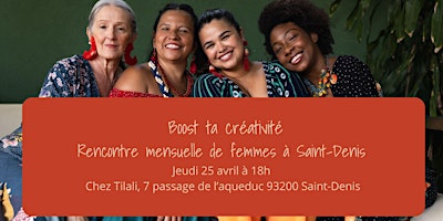 Primaire afbeelding van Boostcréa  Boost ta créativité  - rencontre entre femmes entrepreneures