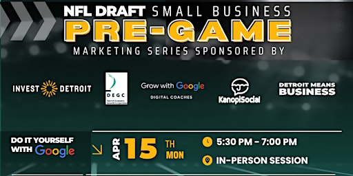 NFL Draft Visibility for Small Businesses - Google Ads Workshop primary image