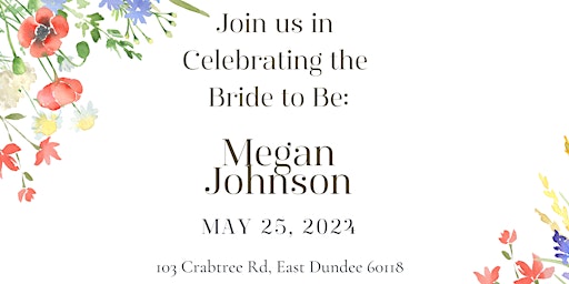 Image principale de Megan Johnson's Bridal Shower