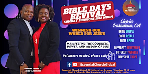 REVIVAL SUNDAY SERVICES primary image