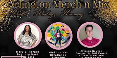 Arlington Merch n Mix Health, Healing, and Harmony Expo  primärbild