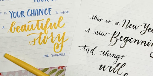 Calligraphy Brush Lettering with Michelle Chu primary image