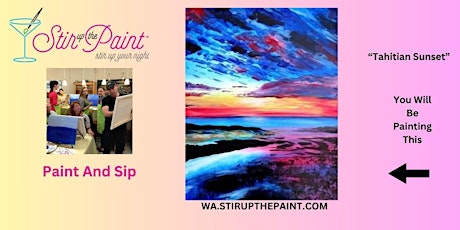 West Seattle Paint and Sip, Paint Party, Paint Night  (Wine Included)