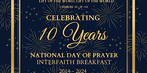 NATIONA L  DAY  OF  PRAYER  INTERFAITH   BREAKFAST