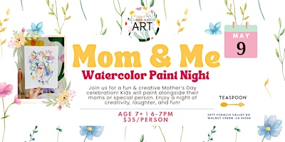 Mom & Me Paint Night | Teaspoon Walnut Creek  primärbild