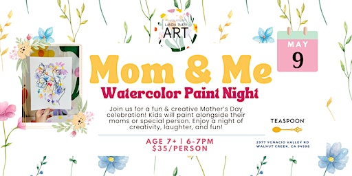 Imagem principal de Mom & Me Paint Night | Teaspoon Walnut Creek
