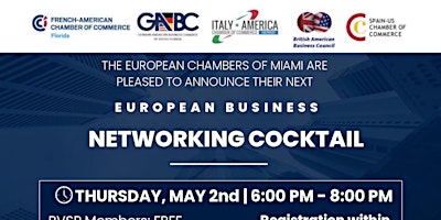 Hauptbild für European Business Networking Cocktail