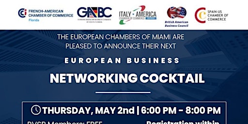 Primaire afbeelding van European Business Networking Cocktail