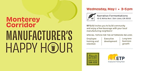 Monterey Corridor Manufacturer's Happy Hour