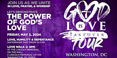 Imagem principal do evento GOD IS LOVE WASHINGTON D.C