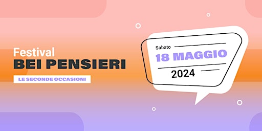 Imagem principal do evento Festival Bei Pensieri | 18 maggio 2024