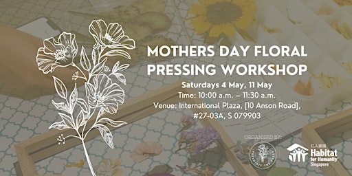Mother's Day Floral Pressing Workshop by Fresh Off The Press primary image