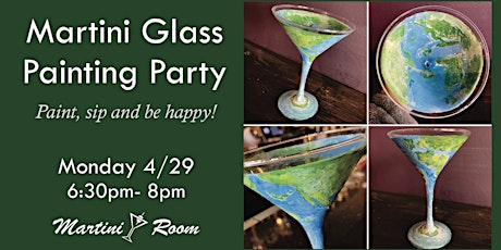 Martini Glass Painting Party