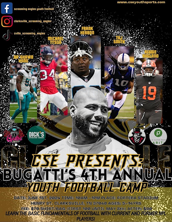 4th Annual Clarksville Screaming Eagles Youth Football Camp