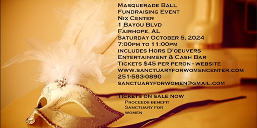 Imagem principal do evento Sanctuary for Women Masquerade Ball