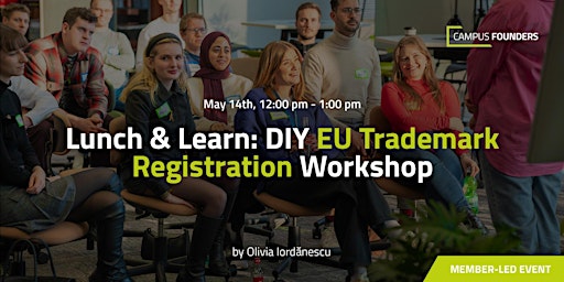 Imagem principal do evento Lunch & Learn: DIY EU Trademark Registration Workshop
