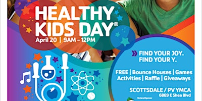 Primaire afbeelding van Valley of the Sun YMCA's FREE Healthy Kids Day!