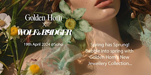 Imagem principal do evento Golden Horn Jewellery: Spring has Sprung SS24