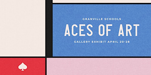 Imagem principal de Aces of Art: Granville Schools Opening Gallery Reception