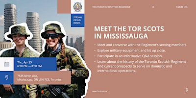 Meet the Tor Scots in Mississauga primary image