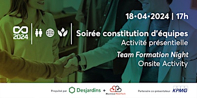 Primaire afbeelding van Coopérathon 2024 • Soirée constitution d'équipes | Team Formation Night