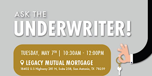 Imagem principal do evento Ask The Underwriter!