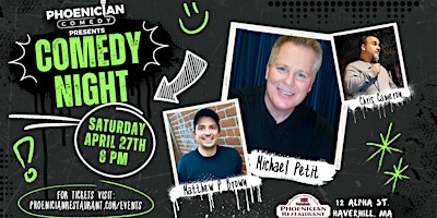 Image principale de Comedy Night featuring Michael Petit