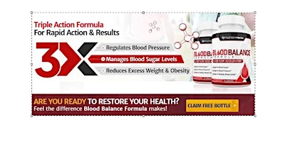 Hauptbild für Nutrition Hacks Blood Balance Formula | Nutrition Hacks Blood Balance Price {New Edition}