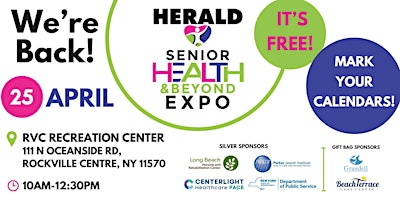 Primaire afbeelding van HERALD Senior Health & Beyond Expo - April 25