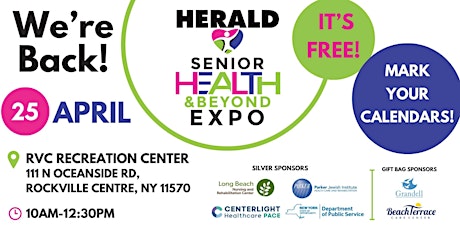 Imagem principal do evento HERALD Senior Health & Beyond Expo - April 25