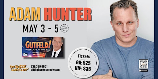 Imagem principal do evento Comedian Adam Hunter Live In Naples, Florida!
