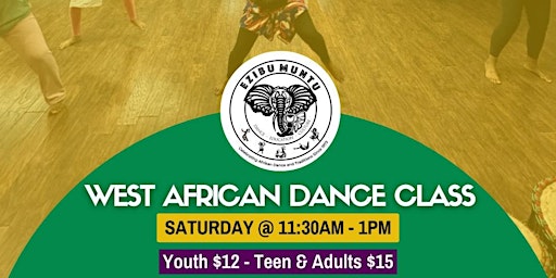 Primaire afbeelding van Ezibu Muntu's Saturday West African Dance Class