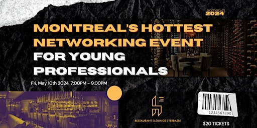 Montreal Networking Event For Professionals @ Lounge h3  primärbild