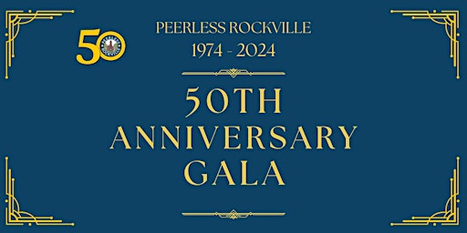 Image principale de Peerless Rockville's 50th Anniversary Gala