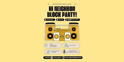 Hauptbild für Hi Neighbor Block Party