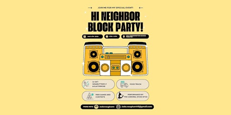 Hi Neighbor Block Party