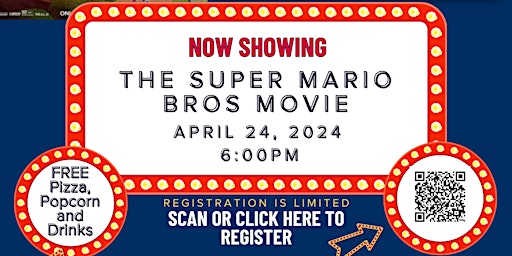 Image principale de Private Viewing of the Super Mario Bros Movie for Military Families