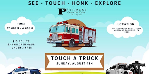 Hauptbild für Touch-a-Truck Extravaganza w/ Live Music & More!