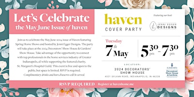 Primaire afbeelding van Haven's May/June 2024 Cover Party